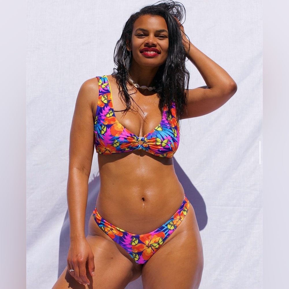 NWT MOANA BIKINI X Alana Blanchard reversible bikini bottom